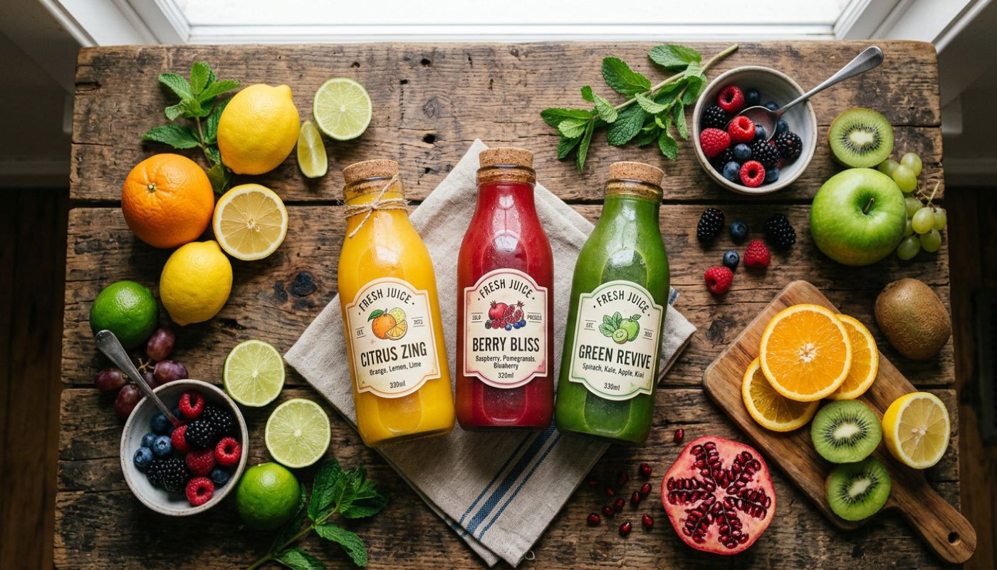 Quelles différences entre jus, nectar et pur jus bio ?